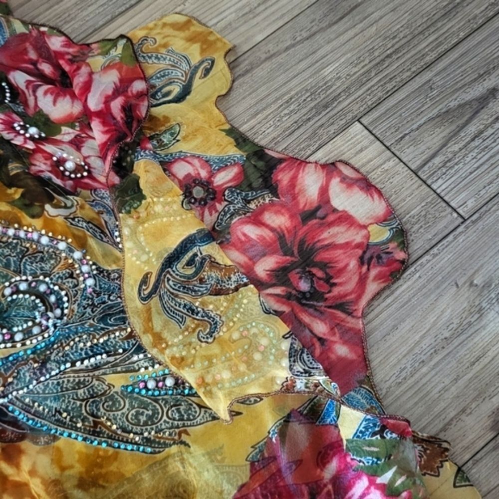 Boho Luxe Vintage Caftan – St. Tropez Dreaming 🌺 - Picture 10 of 10